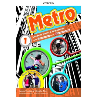 Bundanjai (หนังสือเรียนภาษาอังกฤษ Oxford) Metro 1 : Student Book and Workbook Pack (P)