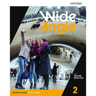 Bundanjai (หนังสือเรียนภาษาอังกฤษ Oxford) Wide Angle American 2 : Student Book with Online Practice (P)