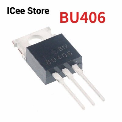 ทรานซิสเตอร์พลังงานสูง ความถี่ต่ํา BU406 TO-220 7A 200V NPN | Shopee ...