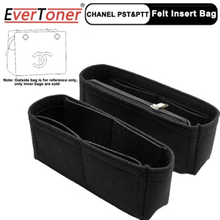 Evertoner กระเป๋าผ้าสักหลาด ใส่กระเป๋า สําหรับ PST PTT Tote ออแกไนเซอร์ เดินทาง ภายในกระเป๋า