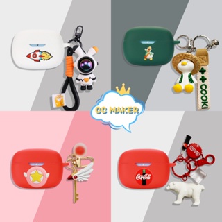 Anker Soundcore A20i Protective Case Cartoon Sanrio Keychain Pendant Mario Anker Soundcore A20i Silicone Soft Case Shockproof Case Protective Case Cute Duck Pendant Anker Soundcore Life Dot 3i / Life Note 3i Cover Soft Case Protective Case