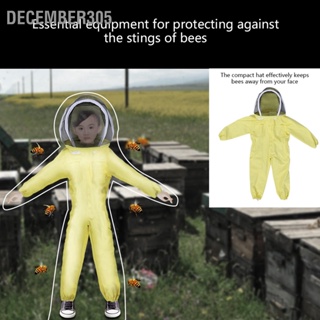 December305 ชุดป้องกันการเลี้ยงผึ้งเด็กมืออาชีพ Bee Farm Visitor Protect Equipment Jumpsuit