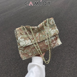 Camidy กระเป๋าสะพายไหล่ลำลองสำหรับผู้หญิง แฟชั่นใหม่ เรียบง่ายและอินเทรนด์ กระเป๋าถือความจุขนาดใหญ่สำหรับผู้หญิง