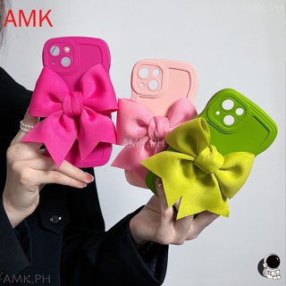 Amk เคสโทรศัพท์มือถือแบบใส กันกระแทก แต่งโบว์ 3D สําหรับ Tecno Spark 10 Pro 6 Go 2023 10c Infinix Note 30 smart 7 Hot 30i 30 Play 5G 4G CRSDBL