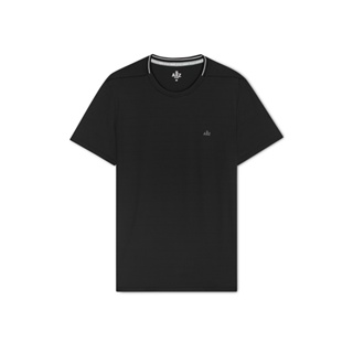AIIZ (เอ ทู แซด) - เสื้อยืดแอคทีฟผู้ชายคอกลมลายริ้ว ผ้าแห้งเร็ว Mens Breathable Tipped Active T-Shirts