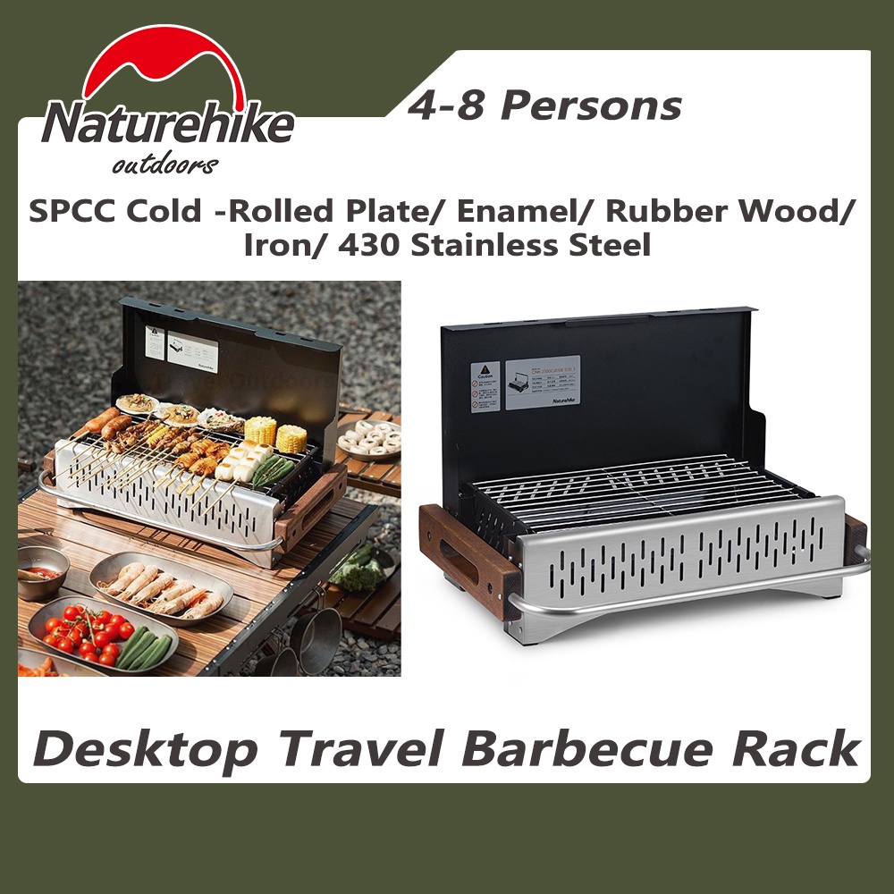 Naturehike Desktop Travel Barbecue Rack 4-8Persons Outdoor Camping ...