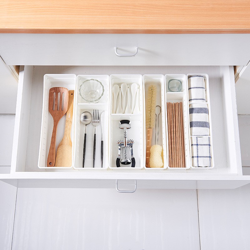 กล่องแบ่งช่องลิ้นชัก-จัดเก็บอุปกรณ์ครัว-สามารถใช้ได้ทั้งในห้องครัว-โต๊ะทำงาน-หรือโต๊ะเก็บของต่างๆ