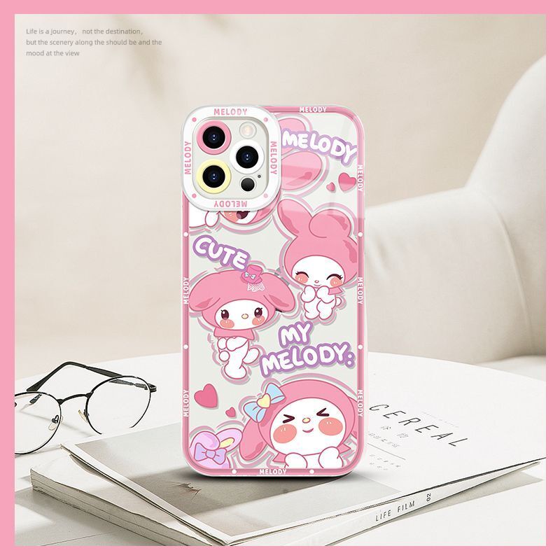 เคสโทรศัพท์มือถือ-พลาสติก-tpu-นิ่ม-กันกระแทก-ลายการ์ตูน-kulomi-cinnamoroll-melody-น่ารัก-สําหรับ-oppo-a16-a16k-a17-a17k-a37-f7-f5-a98-a78-a58-f23-reno-2f-2z-4-8-pro-8t
