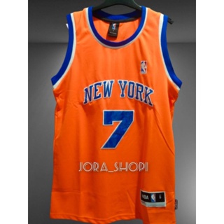 Jersey NBA Basket YORK Grade ORI บาสเก็ตบอล ANTHONY HITAM BIRU 0ranja 382485