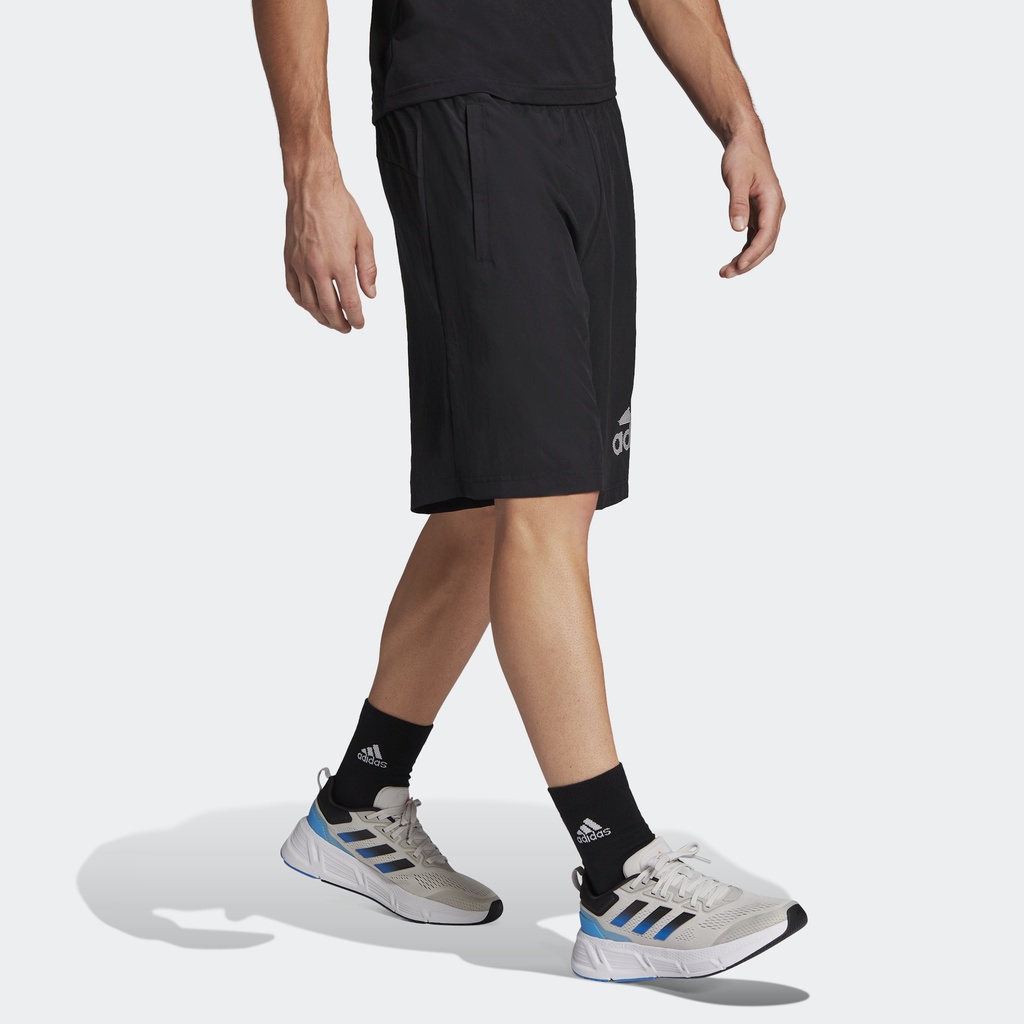 adidas-เทรนนิง-กางเกงขาสั้น-aeroready-designed-to-move-logo-ผู้ชาย-สีดำ-hf7201