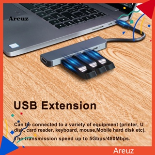 Are 5-in-1 อะแดปเตอร์ฮับเชื่อมต่อข้อมูล ความเร็วสูง 5Gbps USB-C Type-C เป็น HDMI อเนกประสงค์ สําหรับ iPad Pro