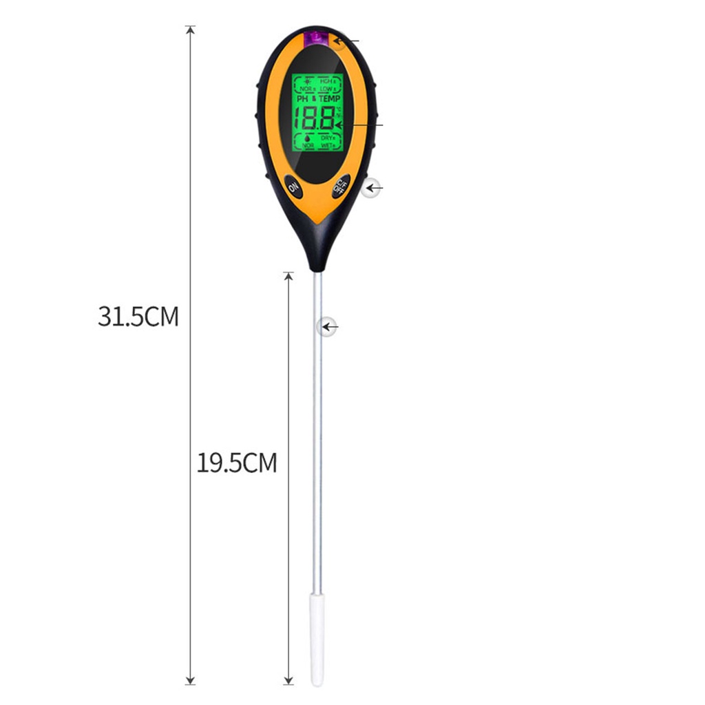 เครื่องทดสอบความชื้นในดินอัตโนมัติ-หน้าจอ-lcd