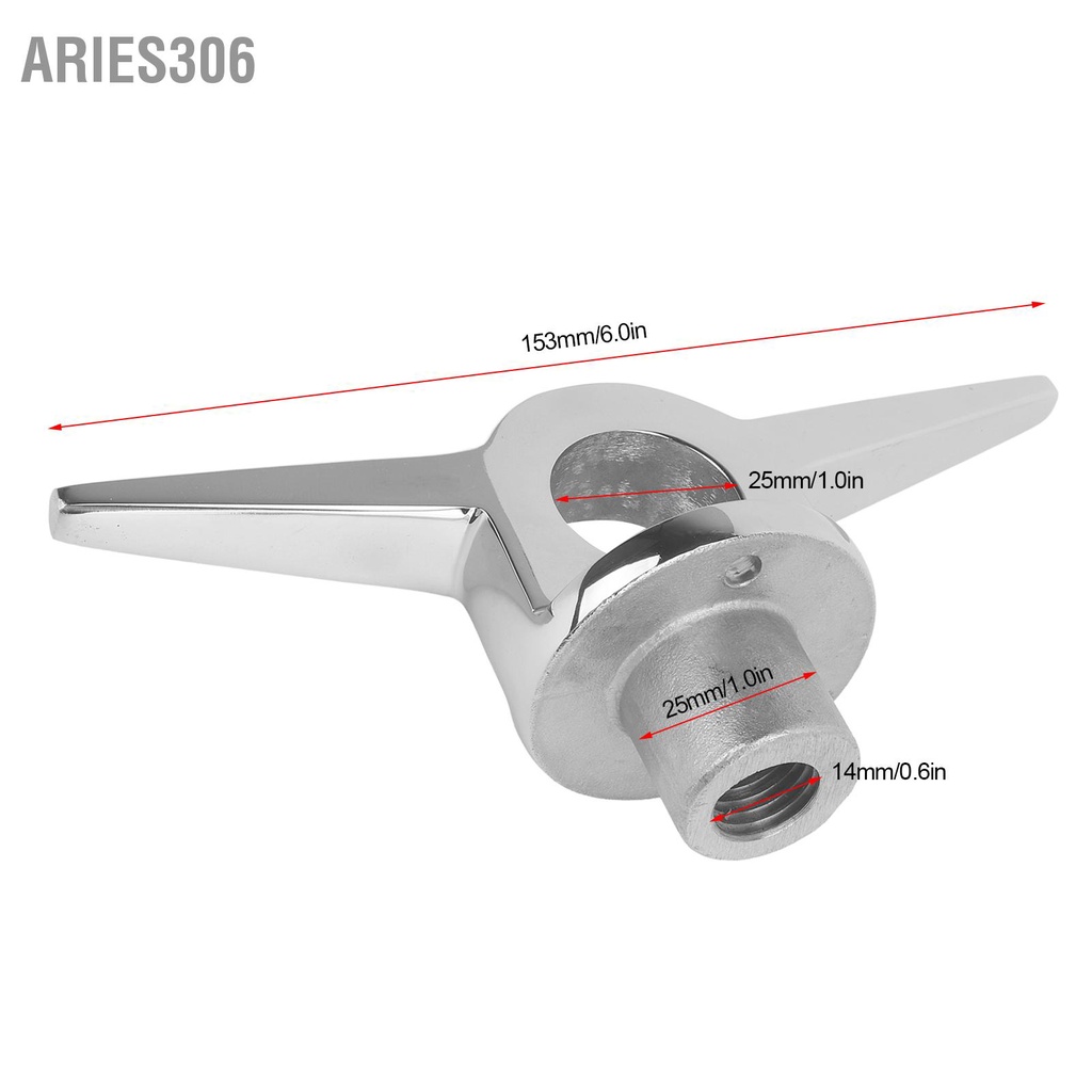 aries306-แหวนยกเรือพร้อมพุกสแตนเลส-316-ยาว-152-มม-6-0-นิ้วสำหรับเรือยอทช์