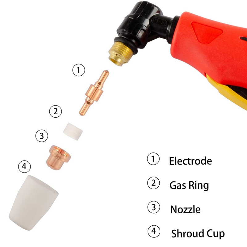 หัวฉีดอิเล็กโทรดตัดพลาสม่า-pt-31-สําหรับ-cut-40-cut-50d-ct-312-150-ชิ้น