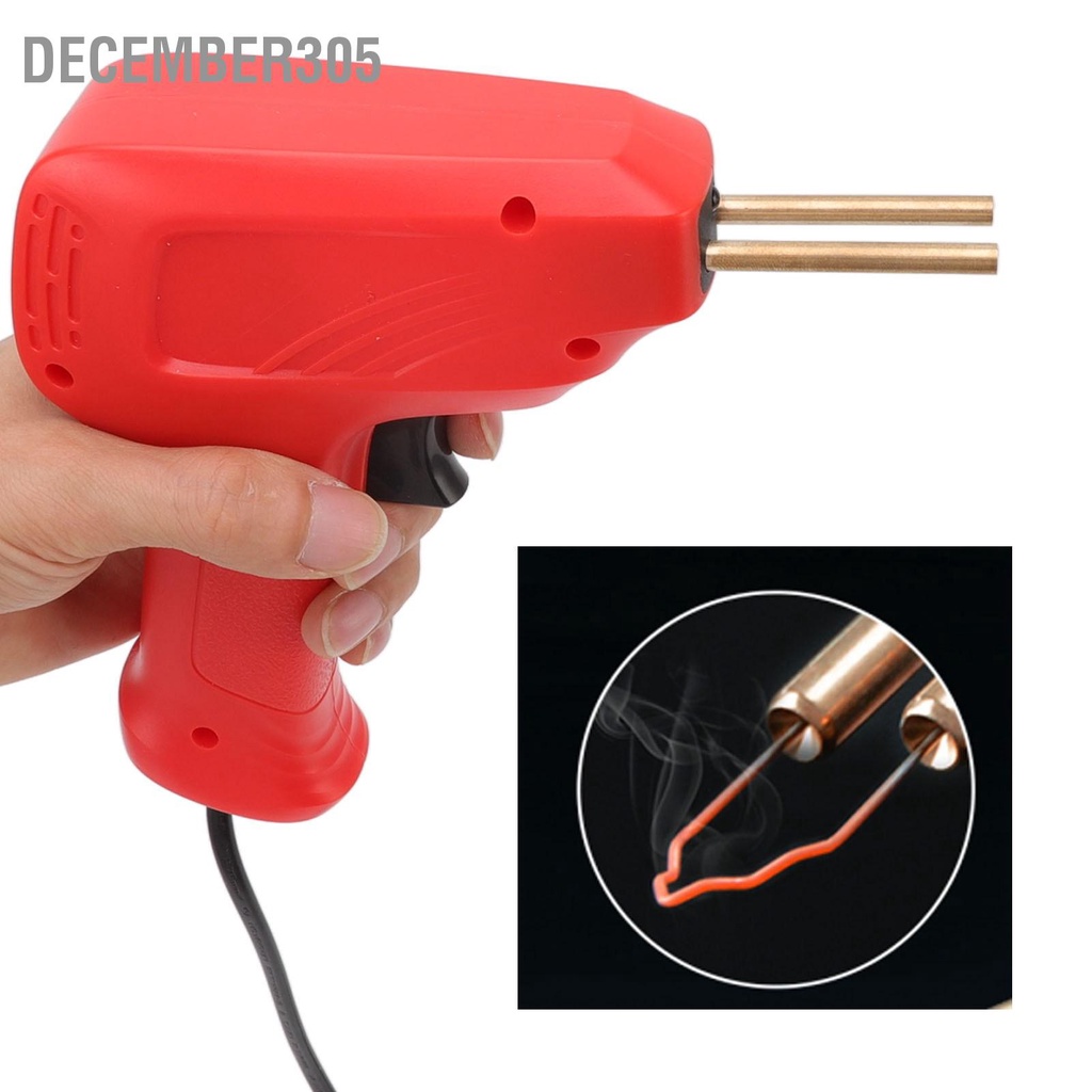 december305-hot-stapler-เครื่องเชื่อมพลาสติกมัลติฟังก์ชั่นเครื่องเชื่อมแบบพกพาสีแดงสำหรับซ่อมกันชนหม้อน้ำ