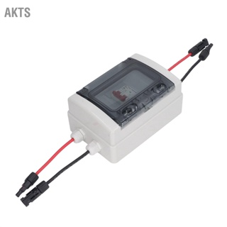 AKTS DC Circuit Breaker Overload Protection PV Solar Disconnect Switch พร้อมกล่องกันน้ำ IP65 500V