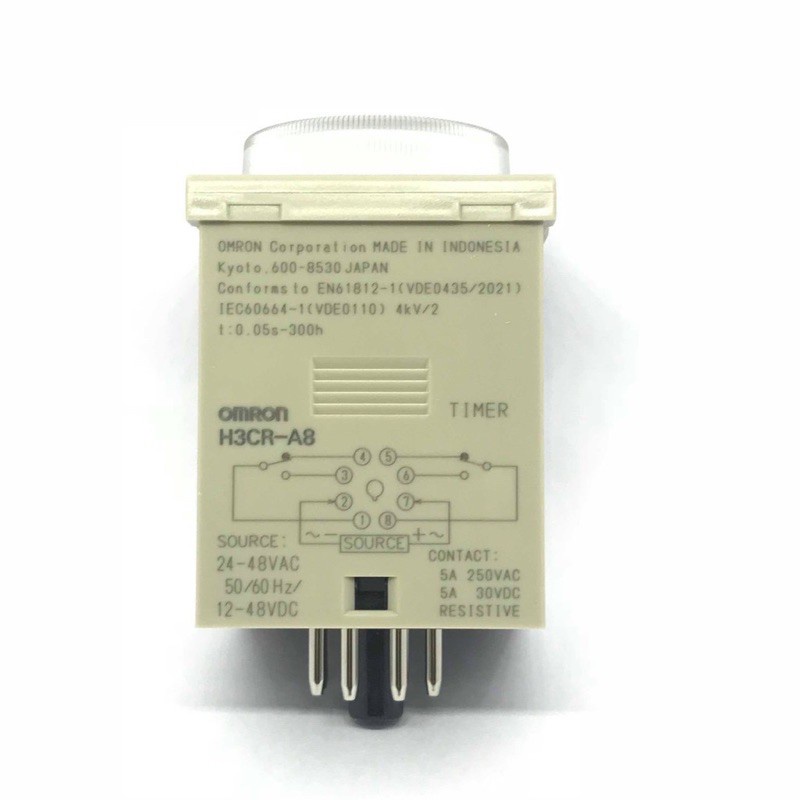 timer-omron-h3cr-a8-coil-24vdcพร้อมส่ง1-3วันได้รับสินค้ารับประกัน7วัน-ราคาโรงงาน