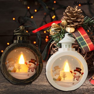 [COD]☃โคมไฟแขวน LED พลาสติก รูปซานตาคลอส กวาง สโนว์แมน สวยหรู อุปกรณ์ประกอบฉากถ่ายภาพ วางข้างเตียง