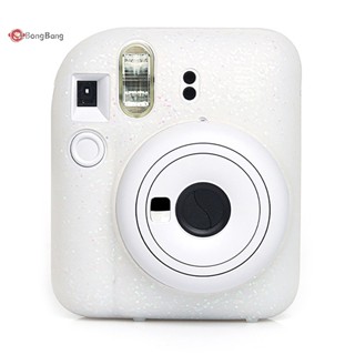 Abongbang เคสซิลิโคนนิ่ม ป้องกันกล้อง กันฝุ่น กันรอยขีดข่วน สําหรับ Instax Mini 12 1 ชิ้น