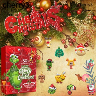 Cherry3 กล่องปฏิทินคริสต์มาส 24 ชิ้น ต่อกล่อง สําหรับเด็ก