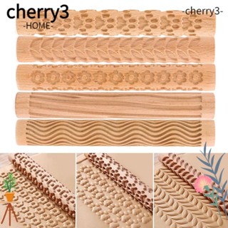 Cherry3 ลูกกลิ้ง ลายคริสต์มาส สําหรับทําเบเกอรี่ คุ้กกี้