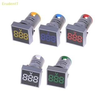 [ErudentT] เครื่องวัดแรงดันไฟฟ้าดิจิทัล LED AC12-500V 22 มม. [ใหม่]