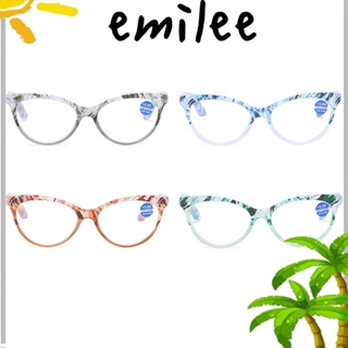 Emilee แว่นตาอ่านหนังสือ ผู้หญิง ป้องกันแสงสีฟ้า สายตาไกล