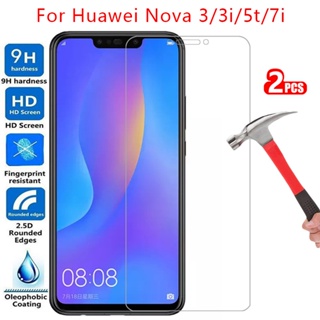 เคสโทรศัพท์มือถือกระจกนิรภัย ป้องกันรอย สําหรับ Huawei nova 5t 7i 3i 3 5t 7i 3i 3