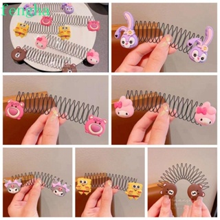 Fengha หวีจัดแต่งทรงผม รูปตัว U, Kuromi Melody, Sweet Fixed Combs Hair Finishing Clip Princess Series เครื่องมือจัดแต่งทรงผม