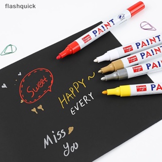 Flashquick 1 ชิ้น ที่มีสีสัน กันน้ํา ล้อรถ ยาง ปากกามาร์กมัน ปากกาสีอัตโนมัติ เครื่องมือดี