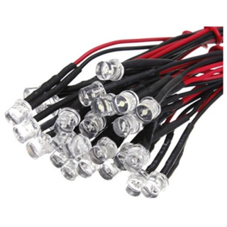 10pcs 12V Wired For Light Emitting Diode Wiring LED Lot Clearance sale