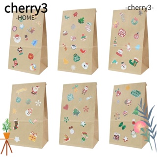 Cherry3 ชุดถุงของขวัญ ปฏิทิน ลูกอม สโนว์แมน สุขสันต์วันคริสต์มาส 24 ชิ้น