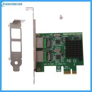 Ev ใหม่ อะแดปเตอร์แปลงการ์ด PCI-E 1X 10 100 1000M RJ45 LAN สําหรับ Express PCI-E