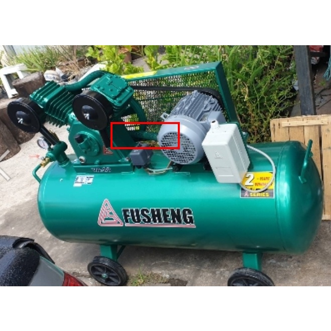 ราคาถูก-ราคาถูก-ท่อลงถัง-ปั๊มลม-fusheng-va-80-3hp-สายระบายลงถัง-ฟูเช็ง-va-80-อะไหล่ปั๊มลม-3