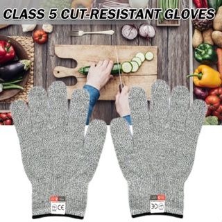 New 1 Pair Anti-cut Gloves Safety Cut Proof Stab Resistant Kitchen Butcher