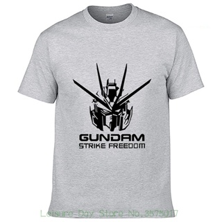 100% Cotton Straight O-neck Happy Yohe Strike Freedom Gundam T-shirt_01
