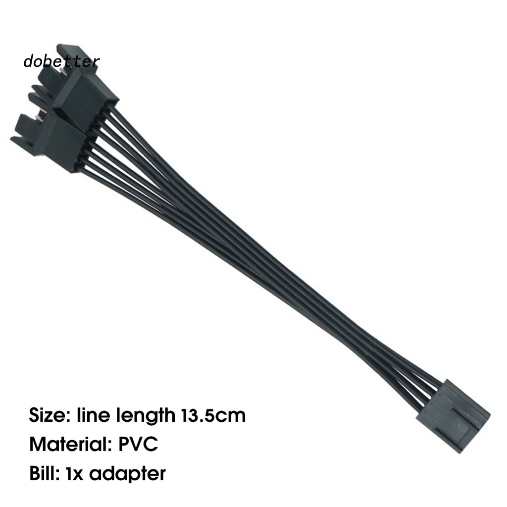 lt-dobetter-gt-สายเคเบิลต่อขยายพัดลม-pwm-ทองแดง-13-5-ซม-1-เป็น-2-4-pin-pwm-สําหรับเดสก์ท็อป