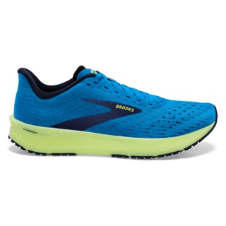 Brooks Hyperion Tempo รองเท้าวิ่งถนน ผู้ชาย สีน้ำเงินเขียว แบบหน้าปกติ