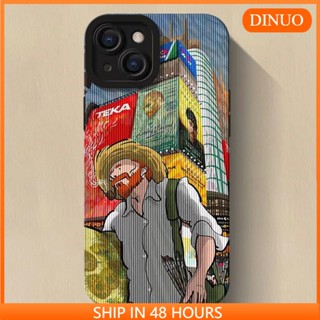 เคสโทรศัพท์มือถือ ลายภาพวาดสีน้ํามัน Van Gogh สร้างสรรค์ สําหรับ Iphone 14promax 13pro 12DINUO