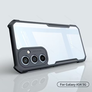 เคสโทรศัพท์อะคริลิคใส กันกระแทก ป้องกันกล้อง สําหรับ Samsung Galaxy A54 A34 M14 5G A14 A24 4G A 54 34 24 M 14