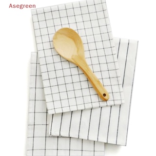 [Asegreen] ผ้าเช็ดปาก ผ้าฝ้าย ลายทาง ขนาด 40x60 ซม. สําหรับเช็ดจาน ห้องครัว