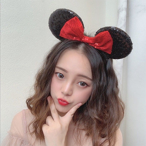 สวนสนุก-headband-การ์ตูนโบว์-headband-mickey-minnie-headband-การถ่ายภาพ