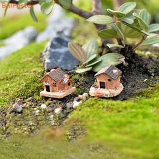[BaiPester] กระท่อมบ้านตุ๊กตา ขนาดเล็ก สุ่มสี สําหรับตกแต่งบ้านตุ๊กตา สวน DIY 3 ชิ้น
