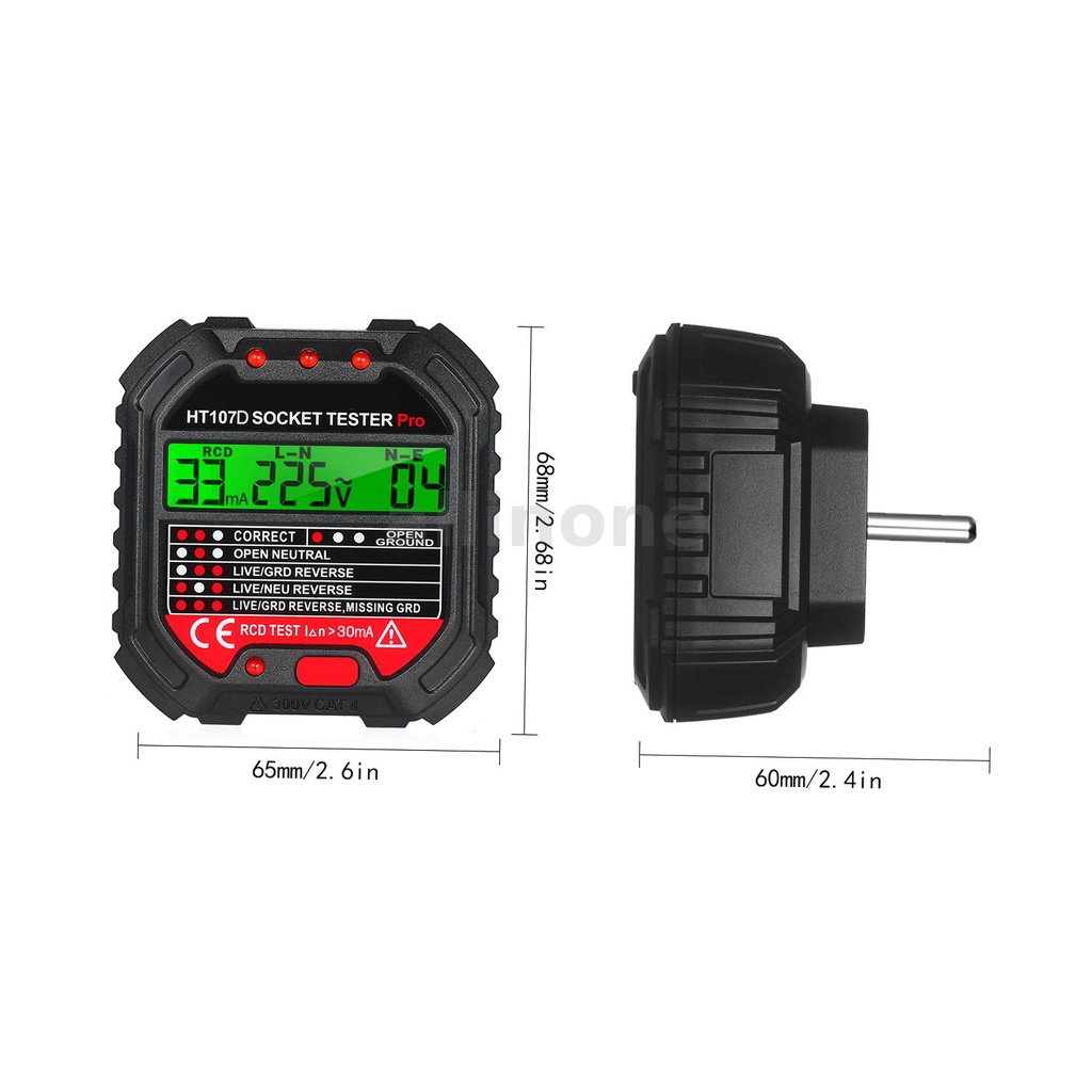 allinone-ht106-ht107-เครื่องทดสอบแรงดันไฟฟ้าซ็อกเก็ต-วงจรตรวจจับแรงดันไฟฟ้าอัตโนมัติ