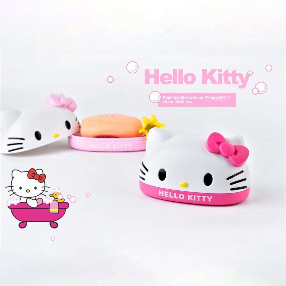 กล่องสบู่แมวคิตตี้สเตอริโอ-ที่เก็บสบู่-hello-kitty-น่ารักสำหรับของตกแต่งห้องน้ำน่ารัก-คนรัก-hello-kitty-อุปกรณ์ในห้องน้ำ-ใช้งานได้สะดวก-การตกแต่งห้องน้ำน่ารักไม่ซ้ำใคร-cynthia