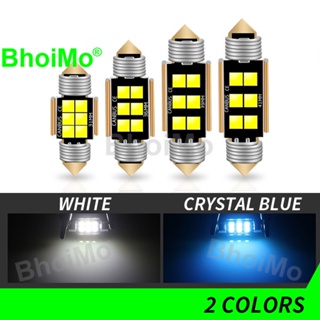 Bhoimo Promise หลอดไฟเลี้ยว LED 6SMD 31 มม. 36 มม. 39 มม. 41 มม. 3030 DC12v สําหรับติดหลังคารถยนต์ รถจักรยานยนต์