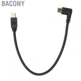 Bacony Type C To Mini 5pin Data Cable  Reversible Plug Supports Charging Plug and Play Supports Data Transfer PVC Type C Data Line  for Phone for