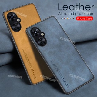 เคสโทรศัพท์มือถือหนังแกะ กันกระแทก ป้องกันเลนส์กล้อง สําหรับ OnePlus Nord Ce 3 Lite 2023 Nord CE3 Ce 3 Lite CE3Lite 4G 5G