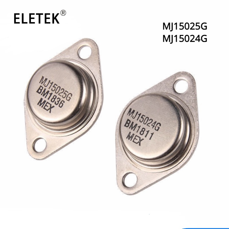 Lotto 5 Pezzi Transistor MJ15024G MJ15024 &ndash; Contenitore TO-3 &ndash; Nuovi
