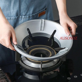 ALISONDZ Stainless Steel Wind Shield Bracket Energy-Saving Gas Stove Wok Ring Energy Saving Cooktop Kitchen Torch Pan Holder Stand Gas Stove Fire-gathering Home Wok Rack Stove Trivets